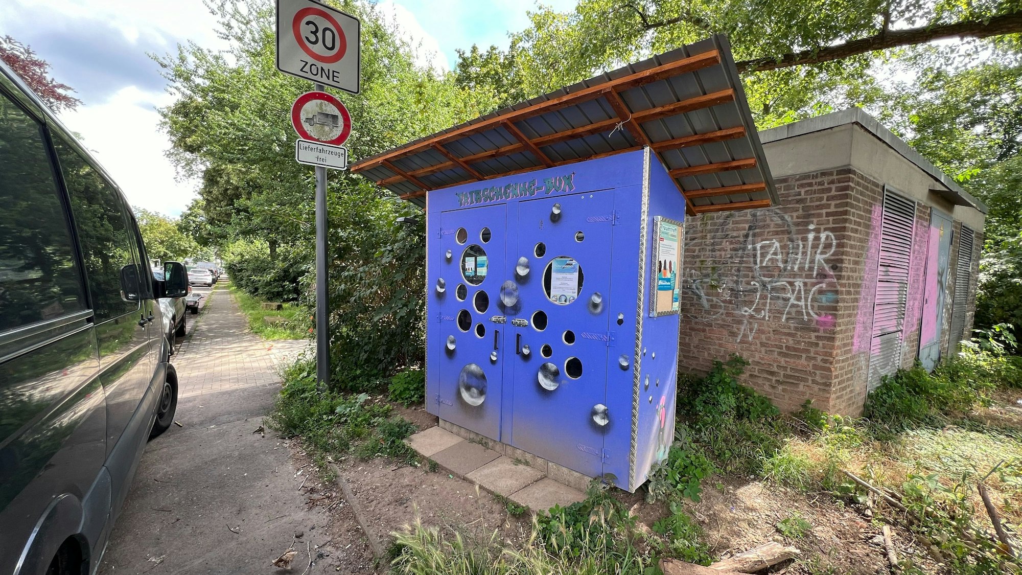 Nach dem Vorbilde der "Fairschenkebox" in Gremberghoven soll in Porz-Mitte eine Tauschbox errichtet werden.