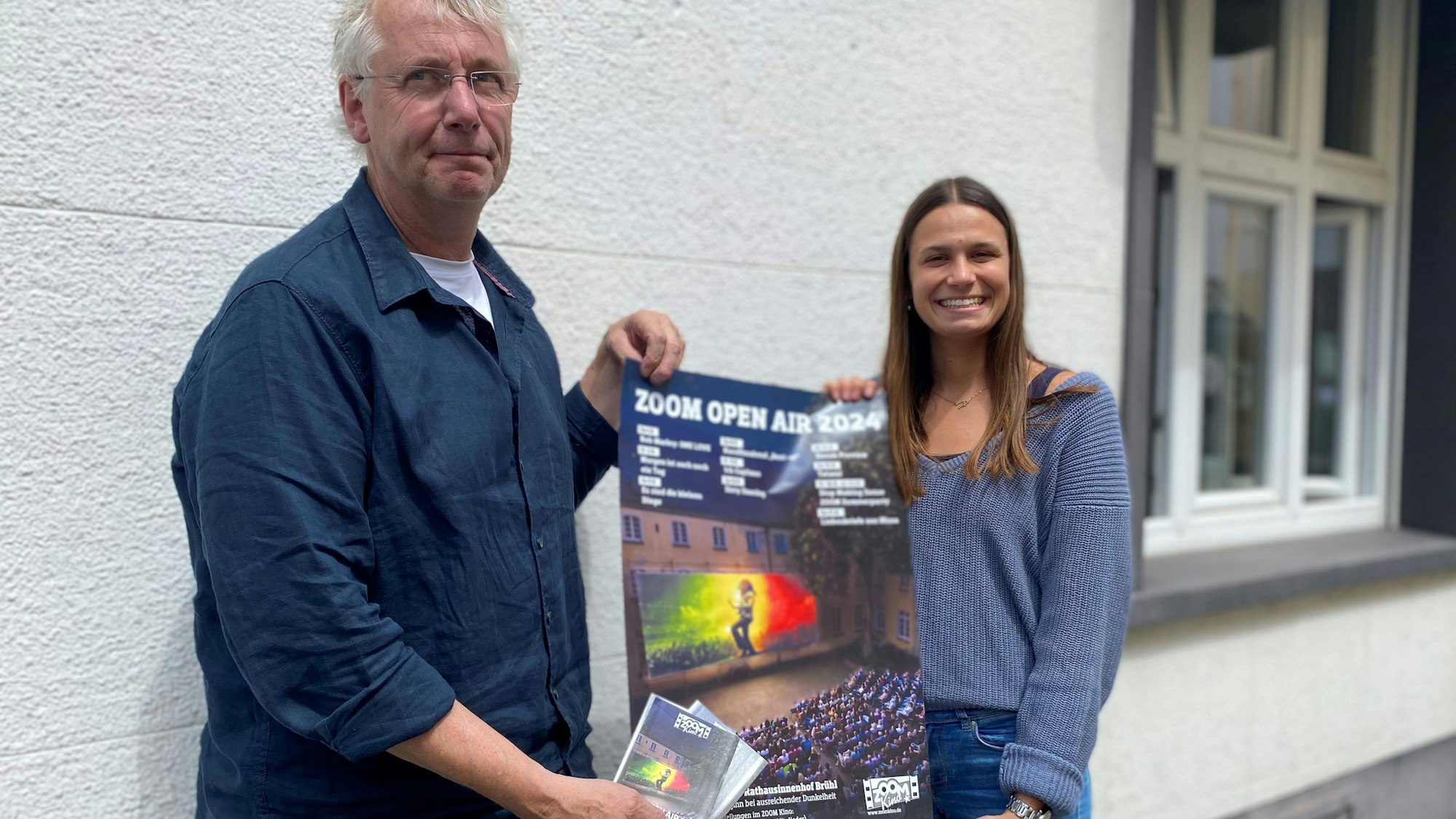 Zu sehen sind Julia Liebig und Hans-Jörg Blondiau.