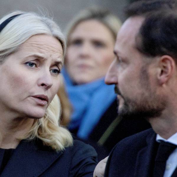 Kronprinzessin Mette-Marit mit ihrem Ehemann Kronprinz Haakon.