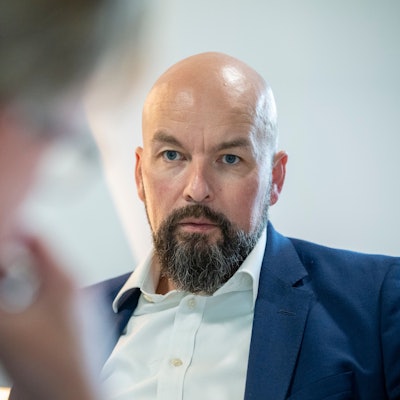 08.07.2024, Köln: Flughafenchef Thilo Schmidt im Interview. Foto aktuell.
 Foto: Uwe Weiser