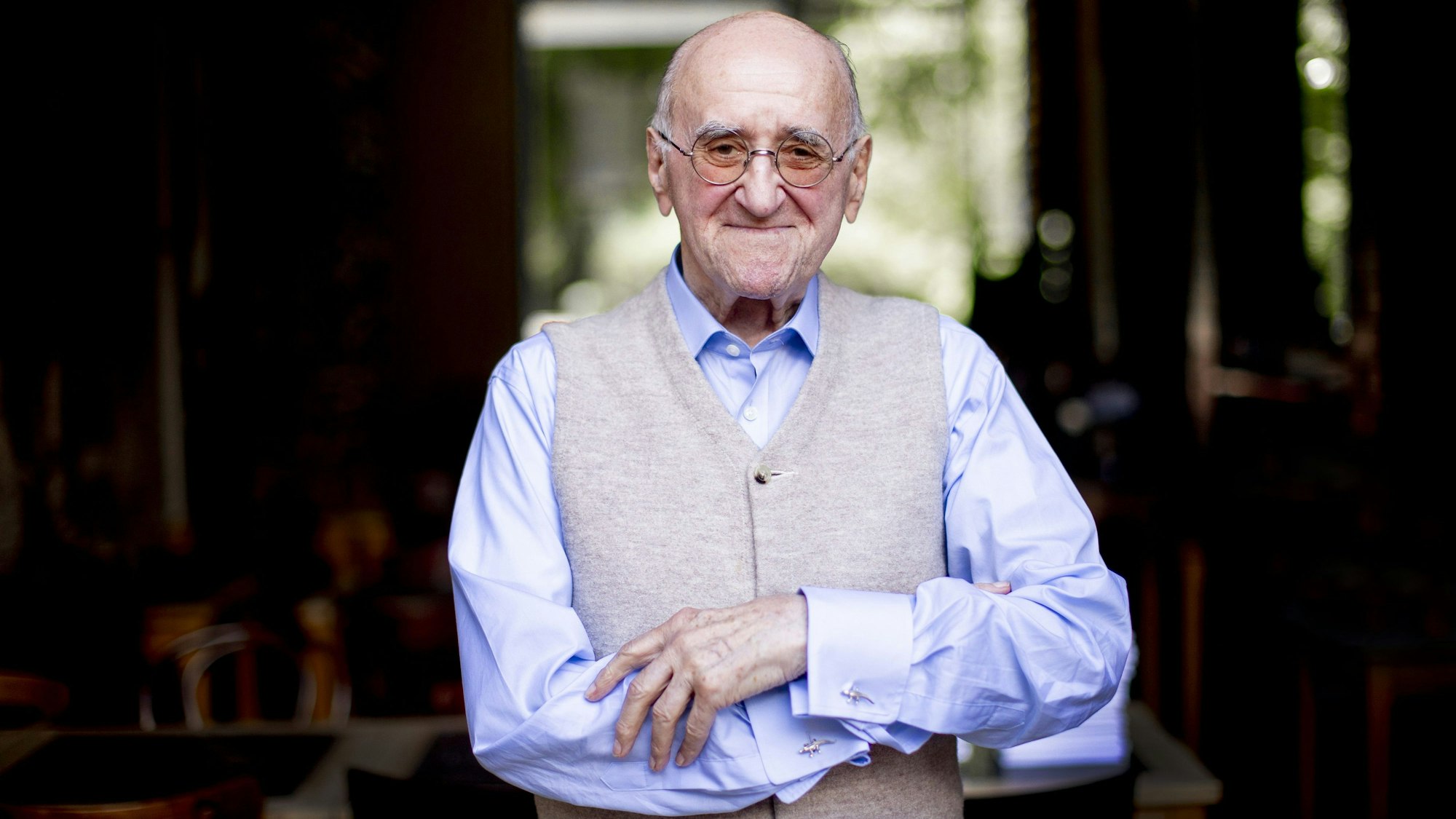 17.06.2019, Köln: Alfred Biolek, ehemaliger Talkmaster und Autor, im Interview und beim Fototermin in Köln. Foto: Thilo Schmülgen