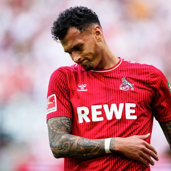 Kölns Davie Selke reagiert nach einer vergebenen Torchance. Er wird den FC nun doch verlassen und sucht eine neue Aufgabe.