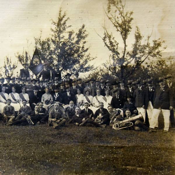 Ein Bild aus der Anfangszeit: Gruppenfoto des Schützenvereins Waldbruch in Lindlar aus dem Jahr 1925.