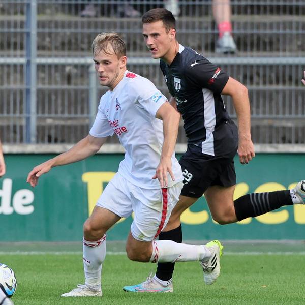 1. FC Köln Amateure (U21) vs. 1. FC Bocholt, Regionalliga West, Georg Strauch (1. FC Köln), 12.08.2023, Bild: Herbert Bucco