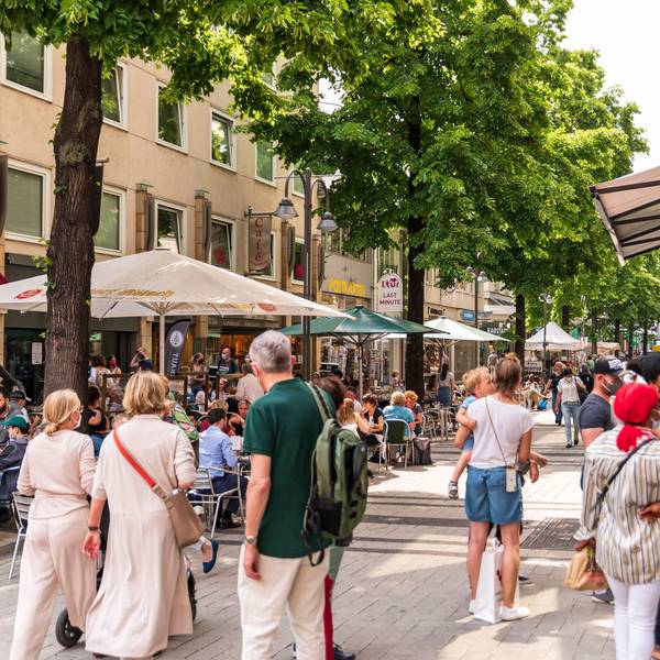 Blick in die Breite Straße