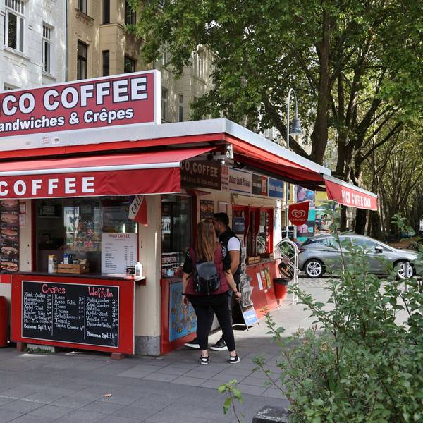 Kiosk Pico Coffee im Agnesviertel.