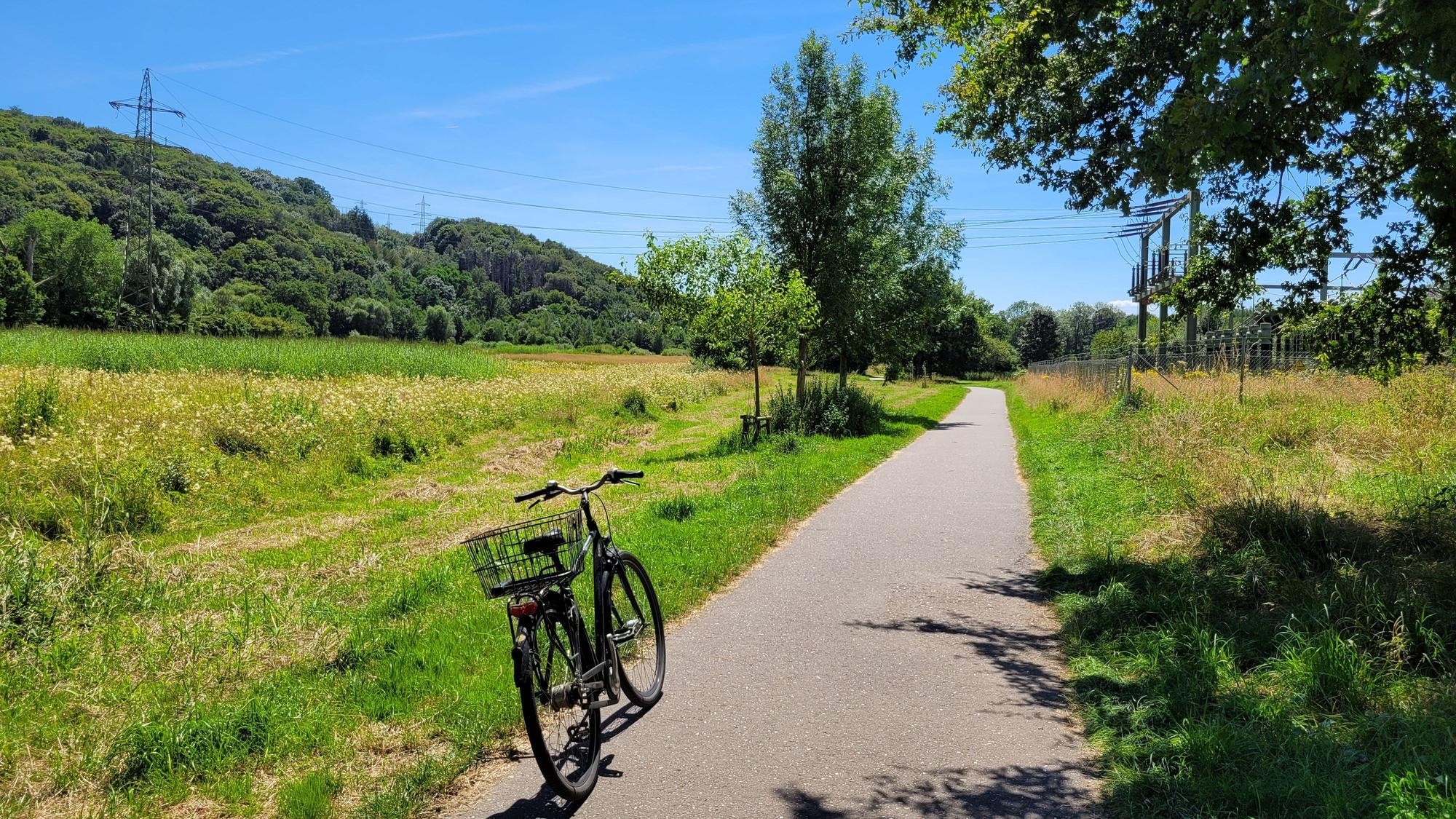 Unterwegs in Rösrath sammelte unser Autor vielerlei Eindrücke, auch mit dem Fahrrad im Landschaftspark, in der Nähe der Sülz.