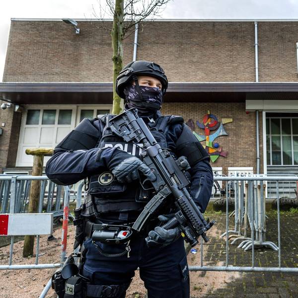 Security at the extra secure court bunker in Amsterdam-Osdorp. The court holds an introductory session in the criminal case against Ridouan Taghi. The notorious defendant has announced that he will leave his chair empty in the heavily protected courtroom. Taghi is suspected of having led an extremely violent gang that, among other things, committed multiple liquidations. He managed to stay out of the hands of the police for years, but was arrested in Dubai last December. In Amsterdam, the Netherlands, 6 March 2020. ANP REMKO DE WAAL PUBLICATIONxINxGERxSUIxAUTxONLY Copyright: xHollandsexHoogtex/xxANPx x407817923x