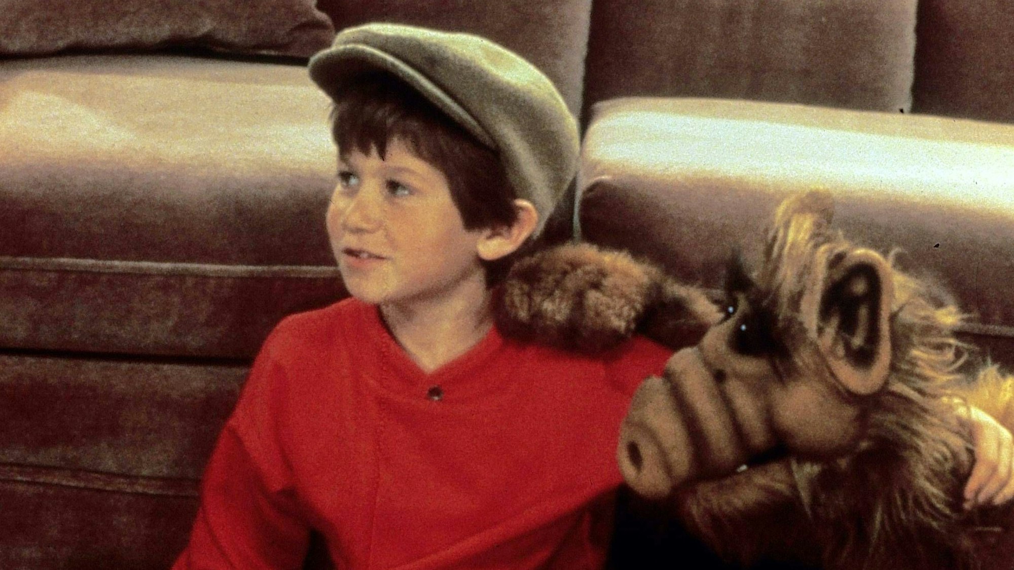 Aufnahme von Benj Gregory und Alf aus der gleichnamigen Serie.