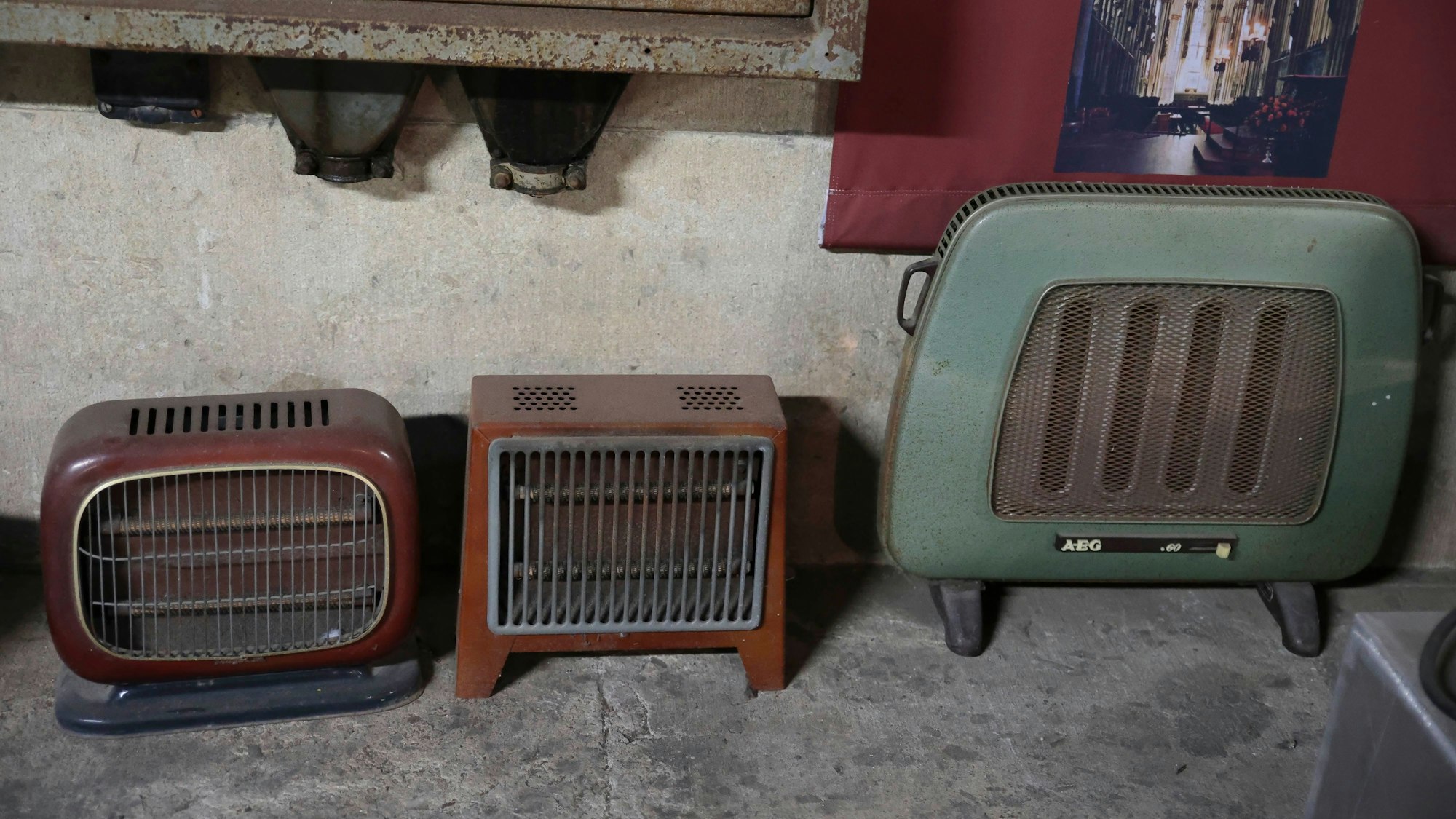 05.07.2024,Köln: Radiatoren/Heizlüfter vergangenerZeiten.Das geheime Museum im Dom in der dombauhütte.Foto:Dirk Borm