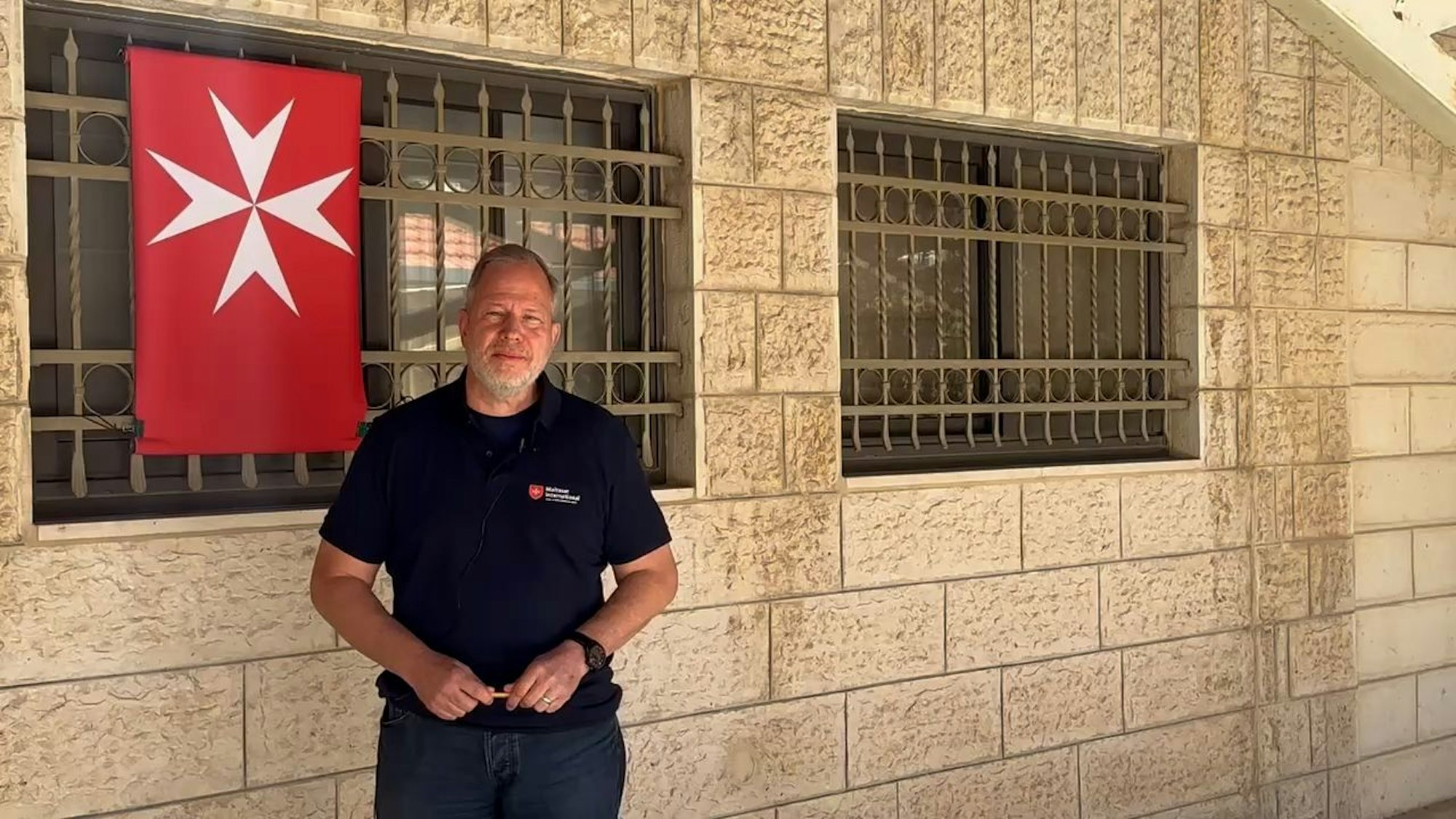 Thomas Weiß, Leiter der Nahostabteilung der Malteser International in Jerusalem