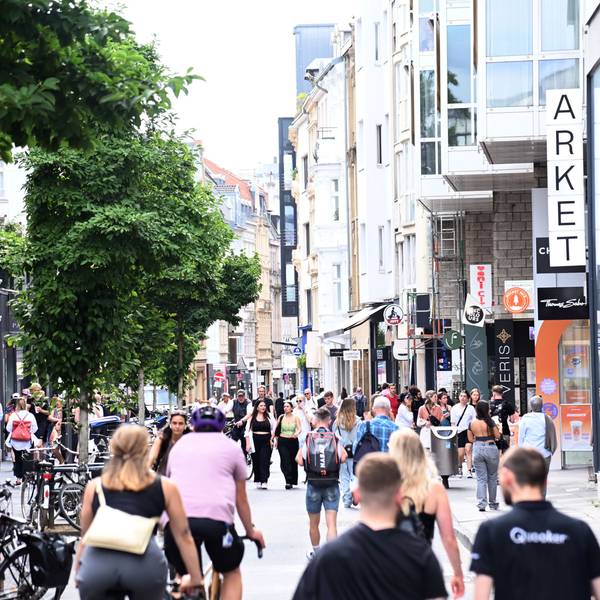 Blick in die Ehrenstraße