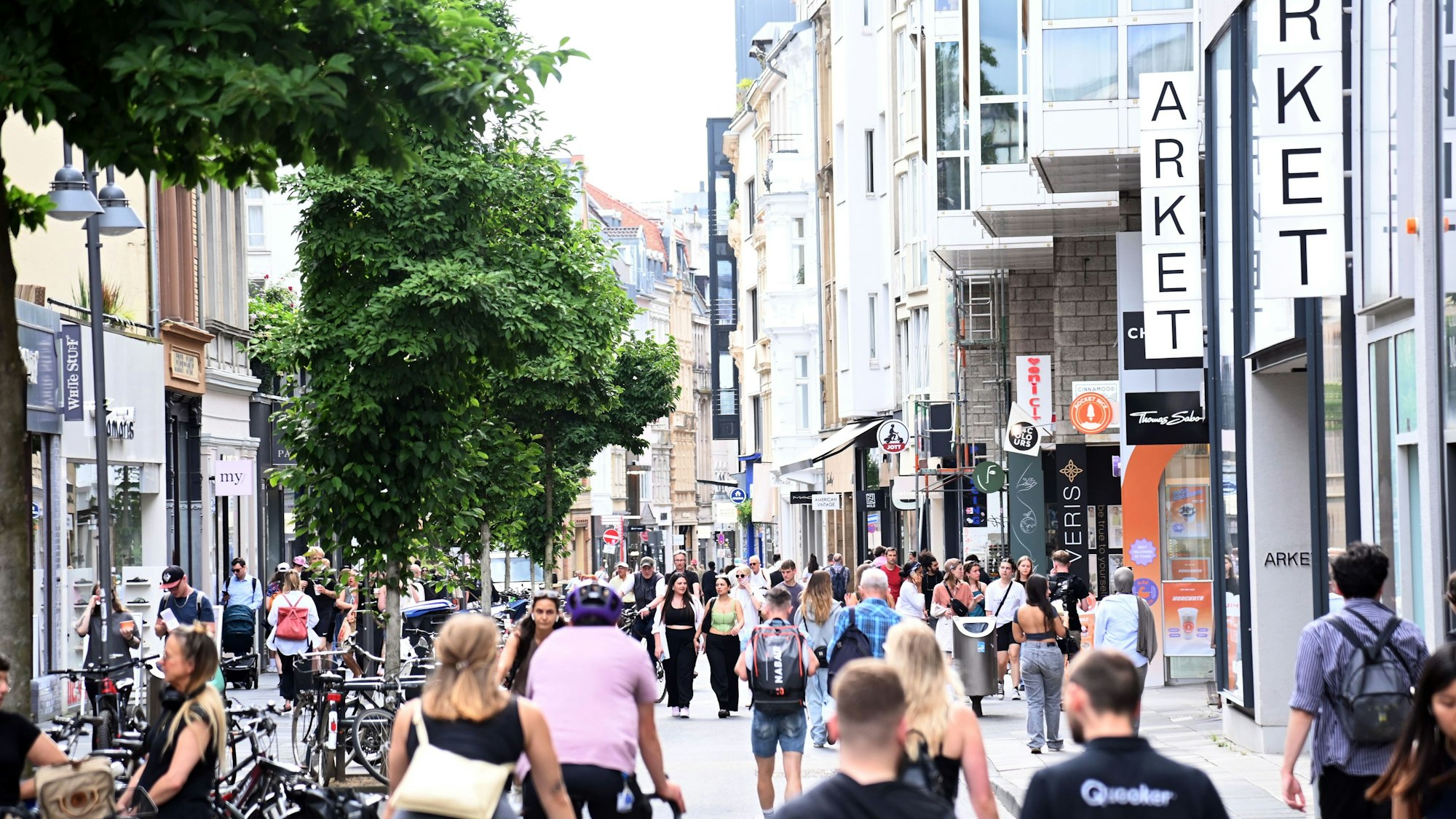 Die Ehrenstraße gilt als eine der stabilsten Lagen in Köln.