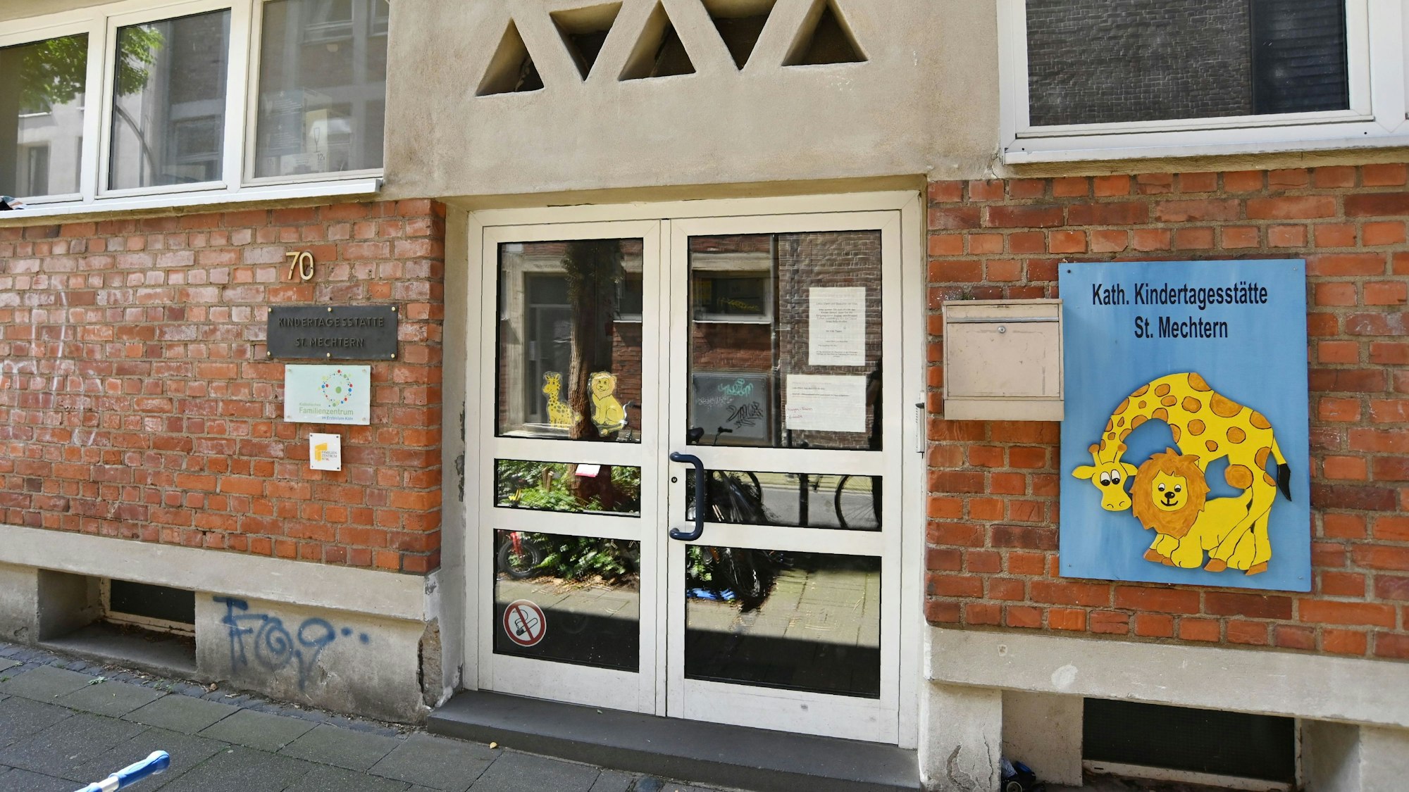 Die katholische Kindertagesstätte St. Mechtern in Ehrenfeld.