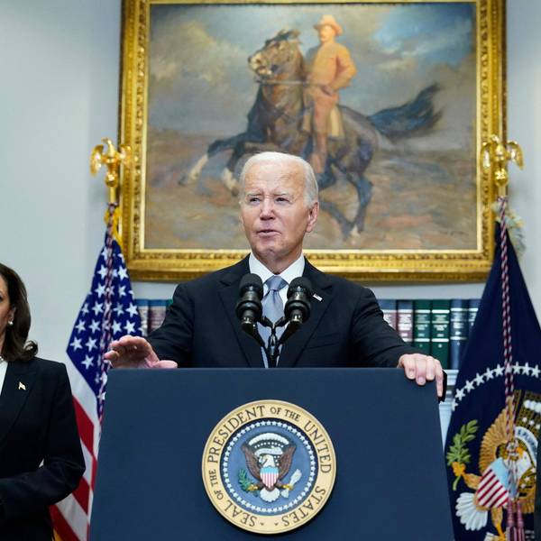 US-Präsident Joe Biden spricht aus dem Roosevelt Room des Weißen Hauses, nachdem der ehemalige Präsident Donald Trump einen offensichtlichen Mordanschlag während einer Kundgebung in Pennsylvania überlebt hat.