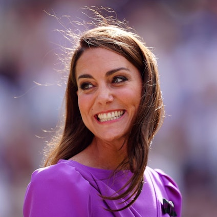 Prinzessin Kate strahlt 2024 beim Auftritt in Wimbledon.