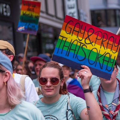 Szene vom Christopher Street Day 2023 in Köln