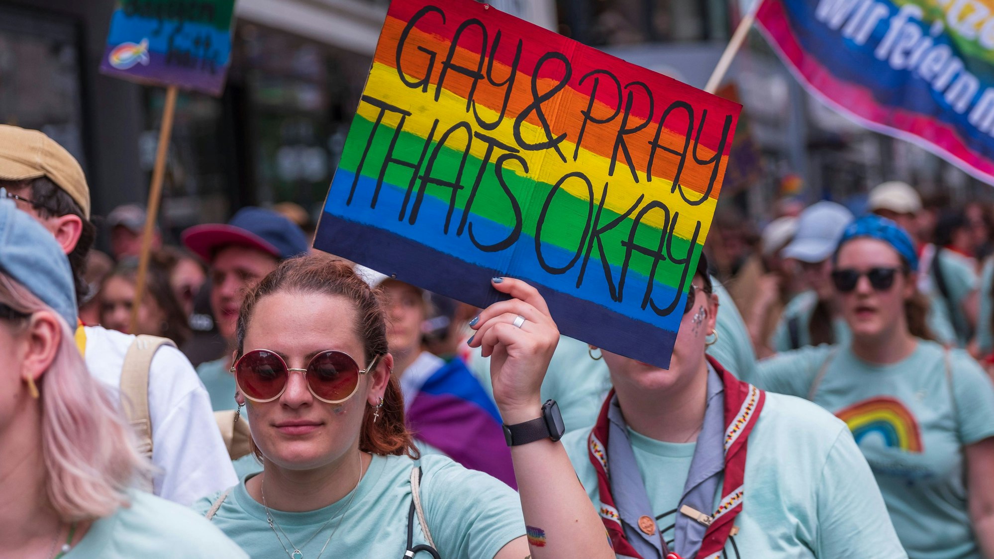 Szene vom Christopher Street Day 2023 in Köln