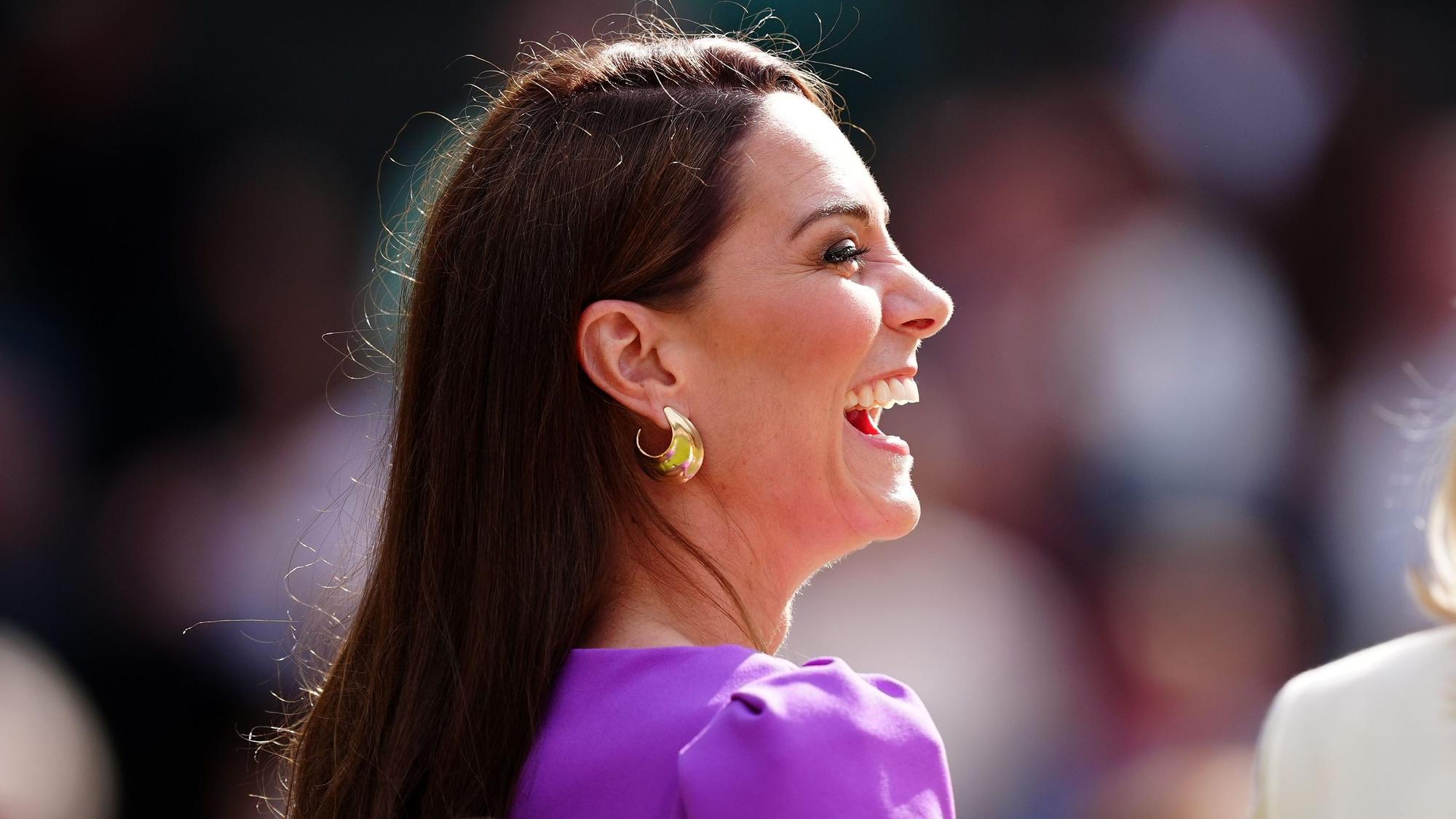 Prinzessin Kate bei ihrem Auftritt in Wimbledon.