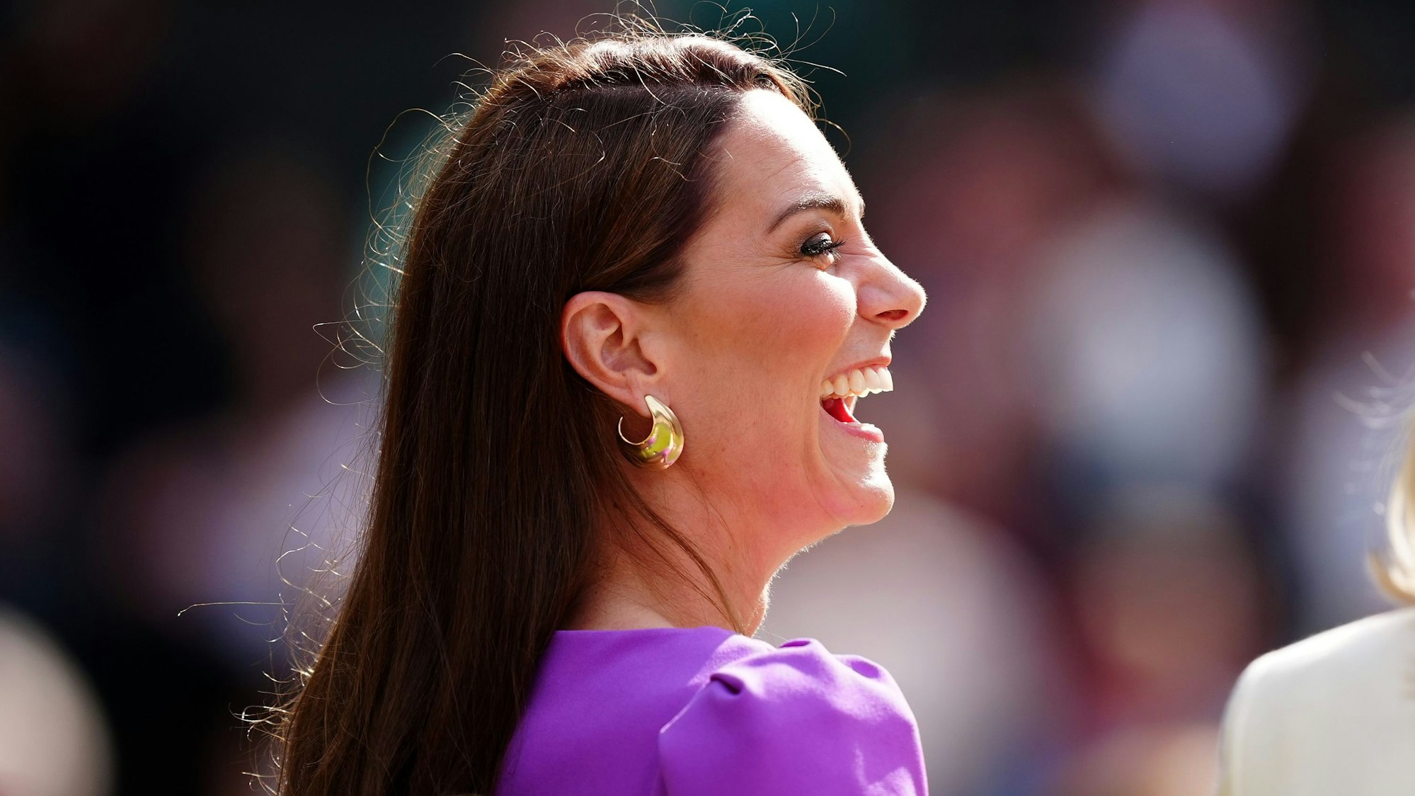 Prinzessin Kate bei ihrem Auftritt in Wimbledon.