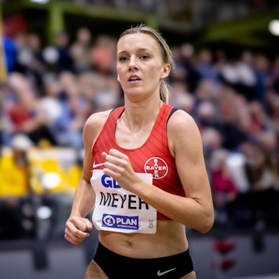 3000-Meter-Läuferin Lea Meyer vom TSV Bayer 04