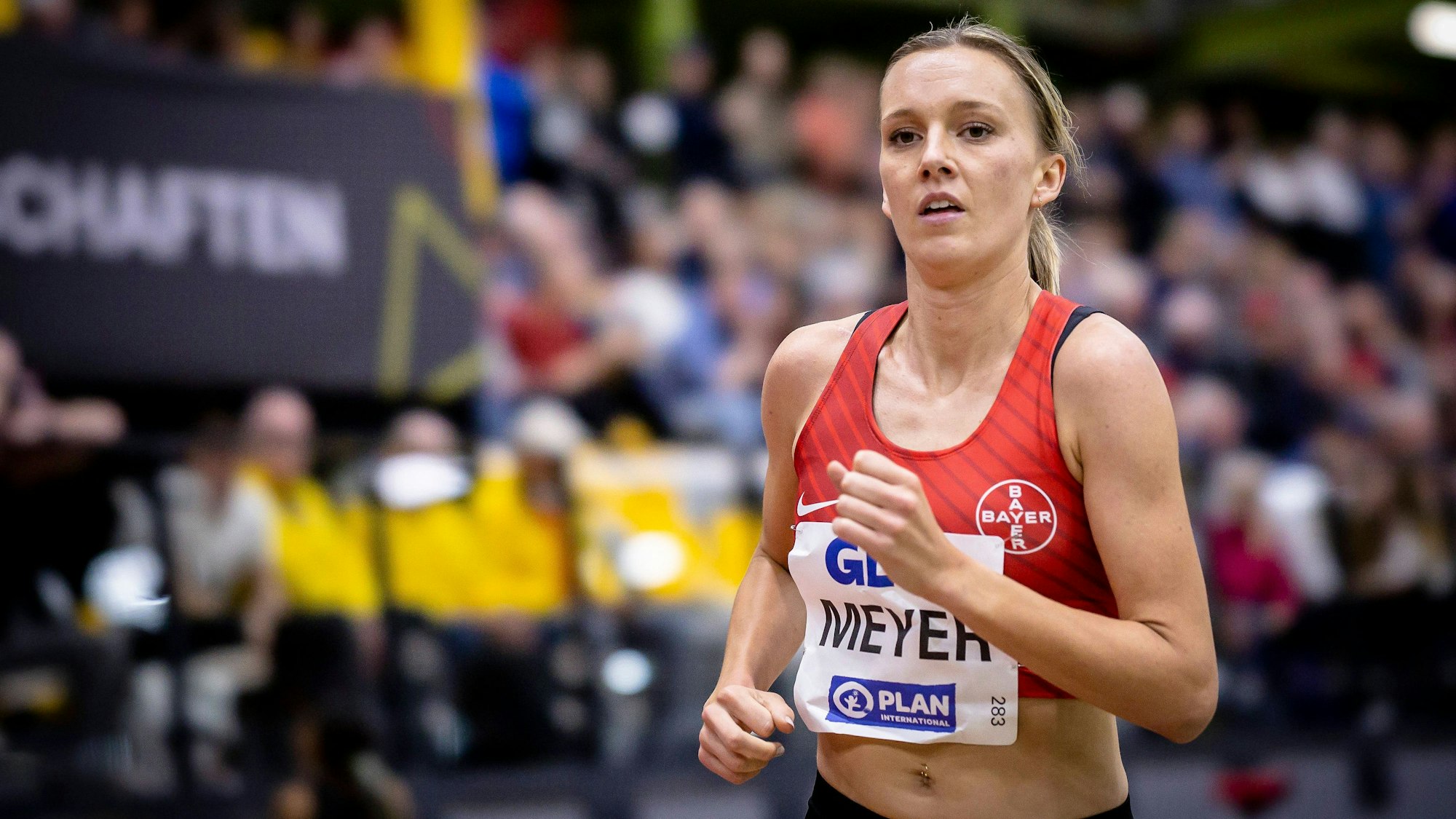 3000-Meter-Läuferin Lea Meyer vom TSV Bayer 04