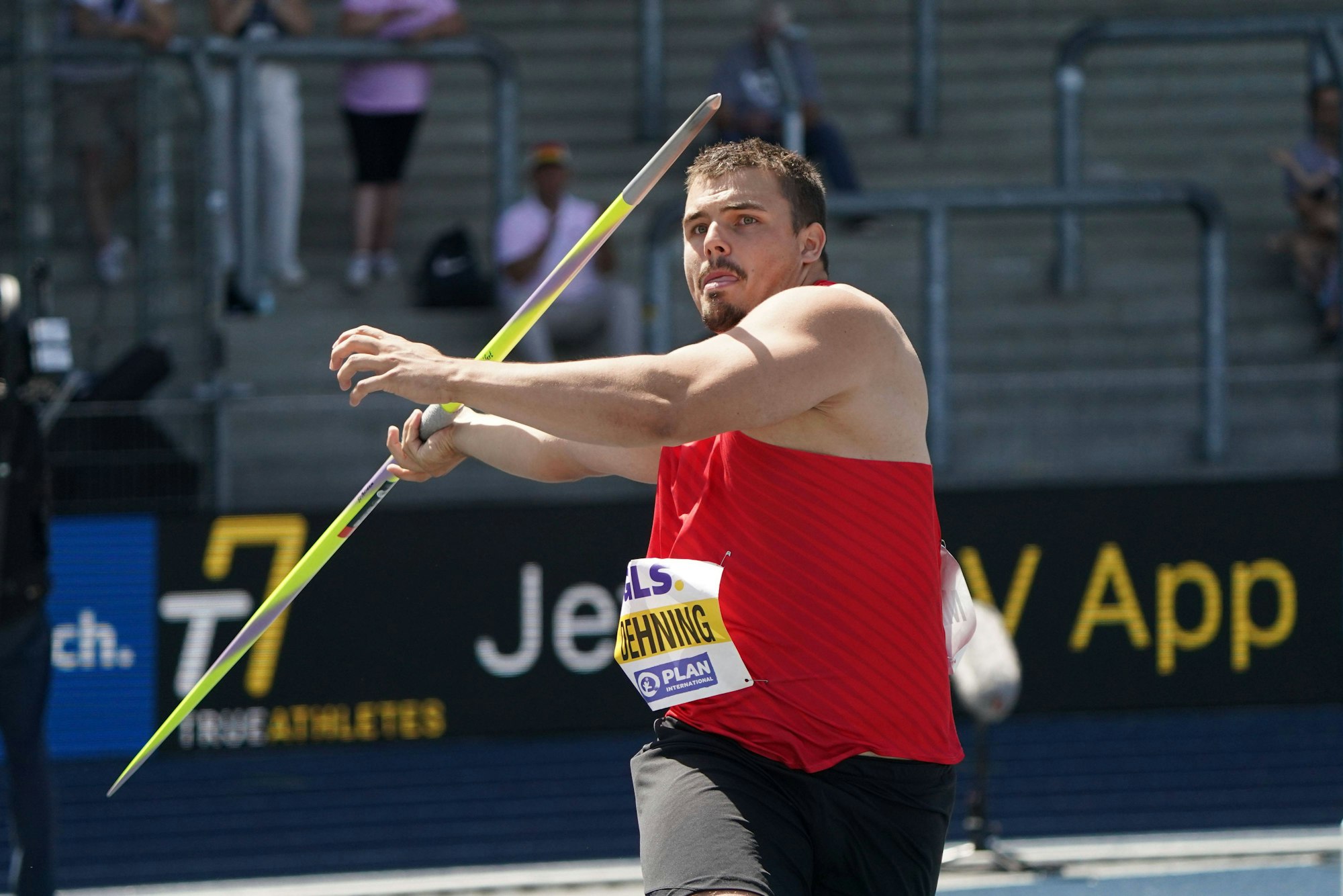 Speerwerfer Max Dehning