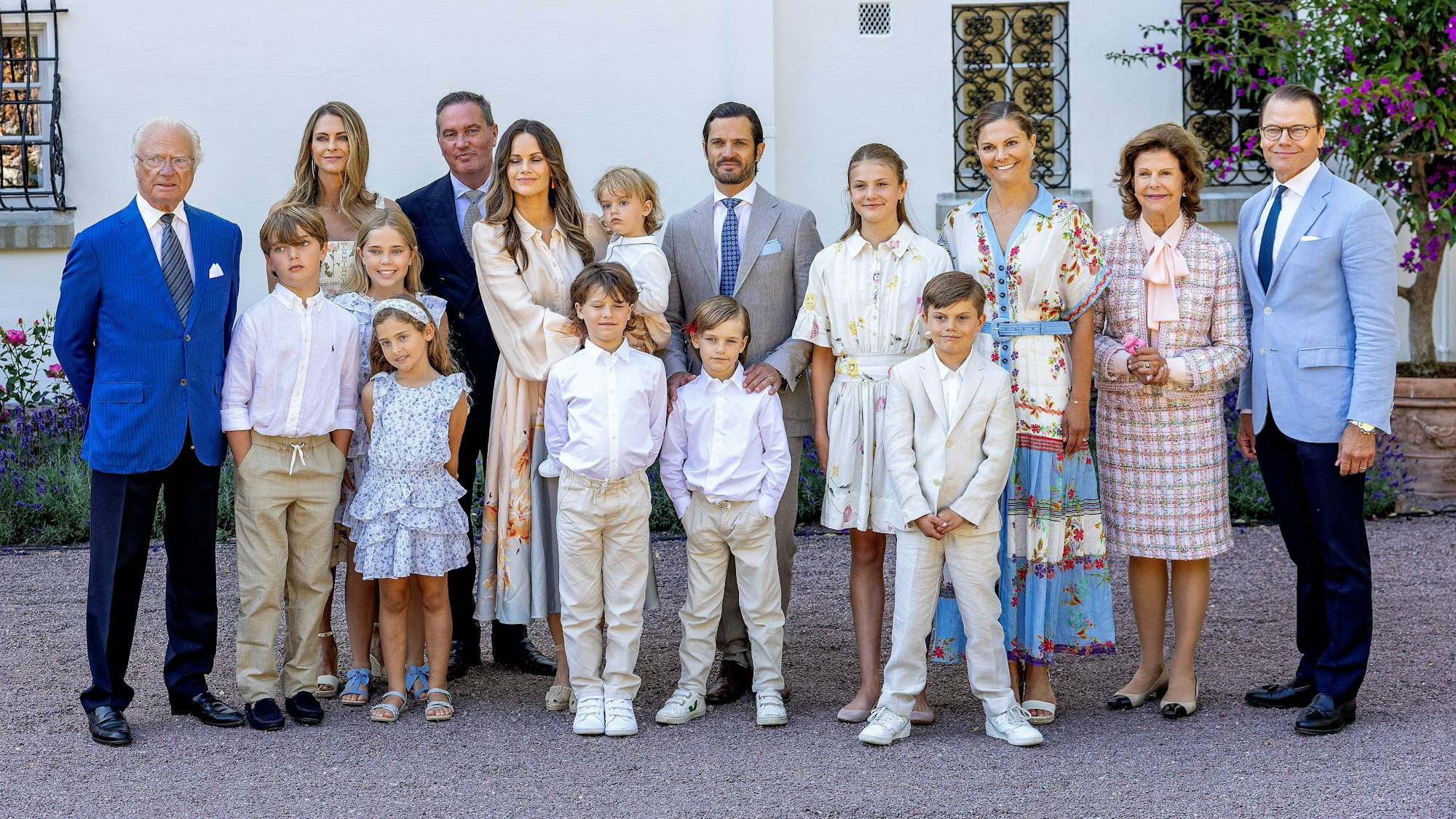 Die schwedische Königsfamilie im Juli dieses Jahres.