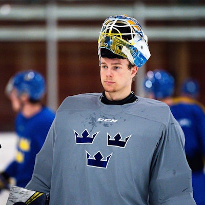 Der Scbwede Nizze Landen (l.) arbeitet künftig als Torwarttrainer in Köln.