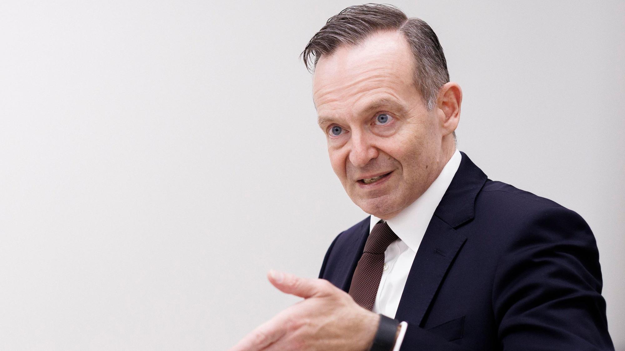 Verkehrsminister Volker Wissing (FDP) im DPA-Newsroom Archivbild)