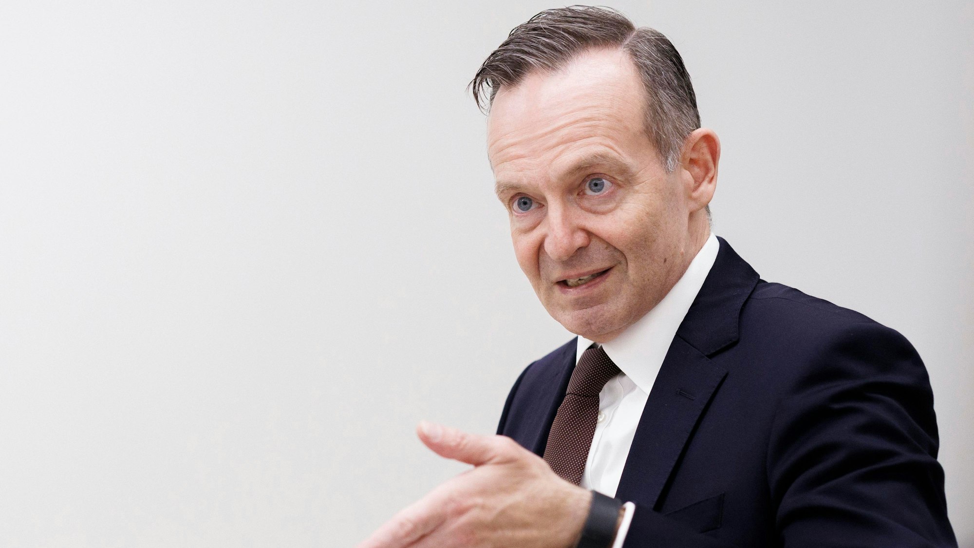 Verkehrsminister Volker Wissing (FDP) im DPA-Newsroom Archivbild)