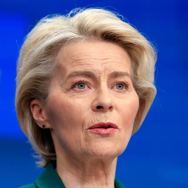 Ursula von der Leyen, Präsidentin der Europäischen Kommission, spricht im März bei einer Medienkonferenz zum Abschluss eines EU-Gipfels.