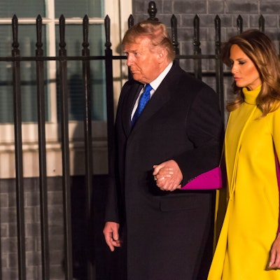 Donald Trump und Melania Trump zeigen sich öffentlich nur selten zu zweit. (Archivbild)