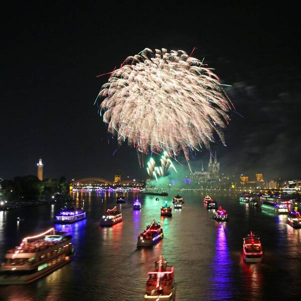 Die Kölner Lichter vor zehn Jahren: So aufwendig wie damals wird die Feuerwerk-Show nicht mehr werden.