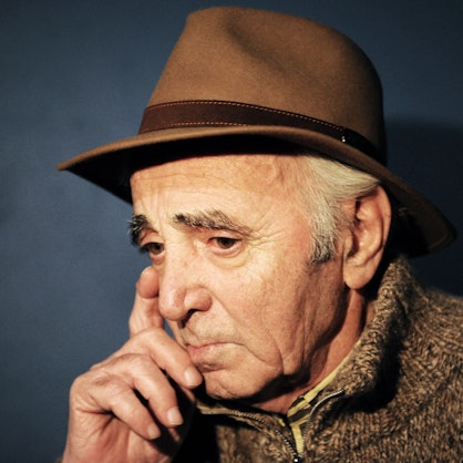 Charles Aznavour im Jahr 2010.