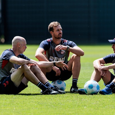 Thomas Hickersberger, Bernd Eibler und Gerhard Struber (v.l.) haben vor der Abreise ins Trainingslager noch einige Personalentscheidungen zu treffen.