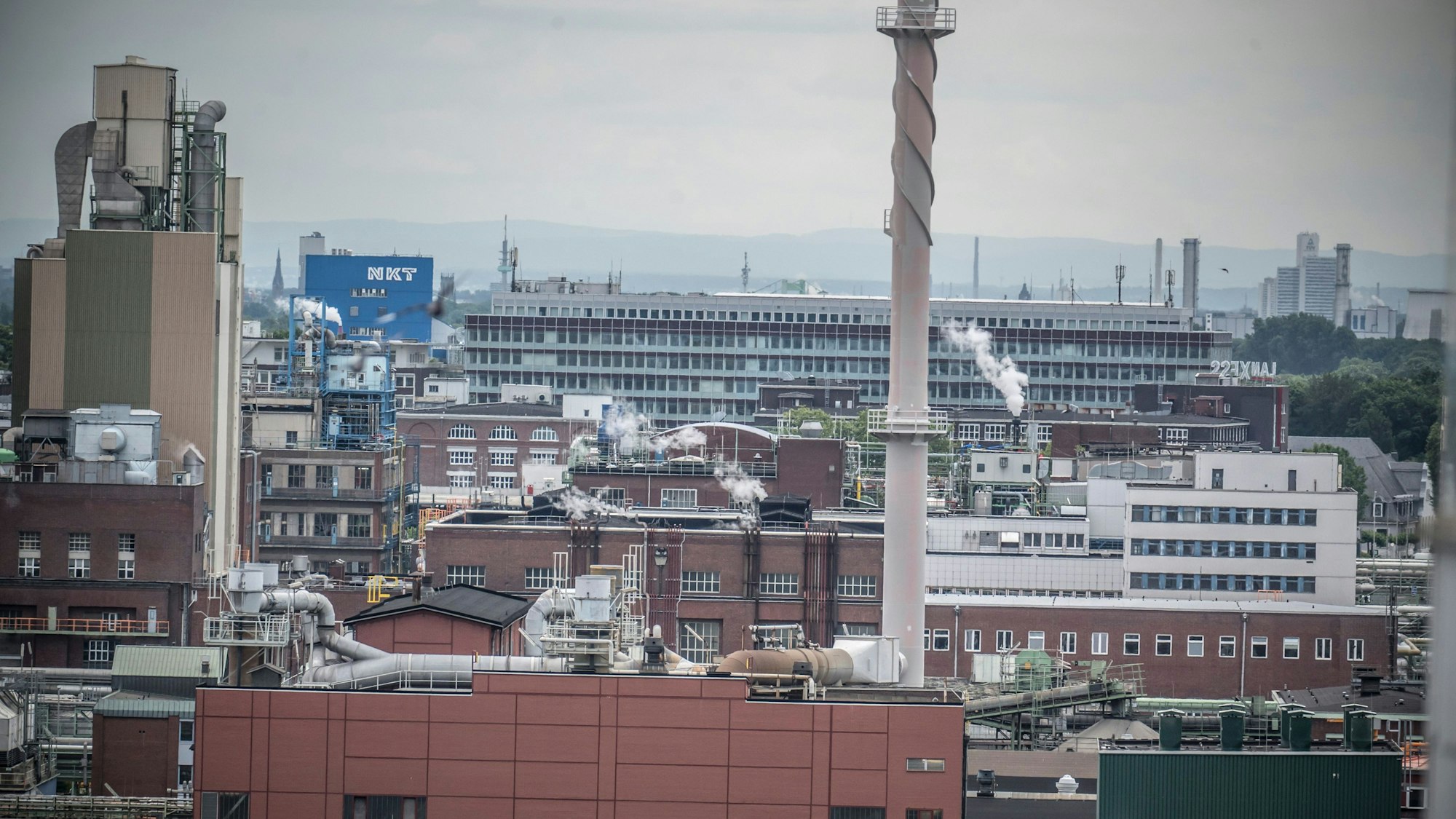 Chempark, aus Wiesdorf gesehen. Foto: Ralf Krieger