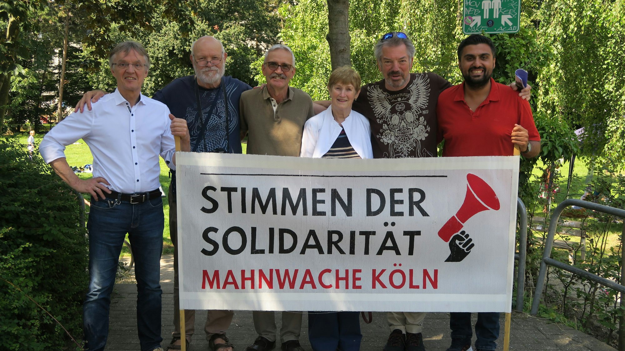 Veranstalter "Festival der Solidarität" in Köln-Ehrenfeld.