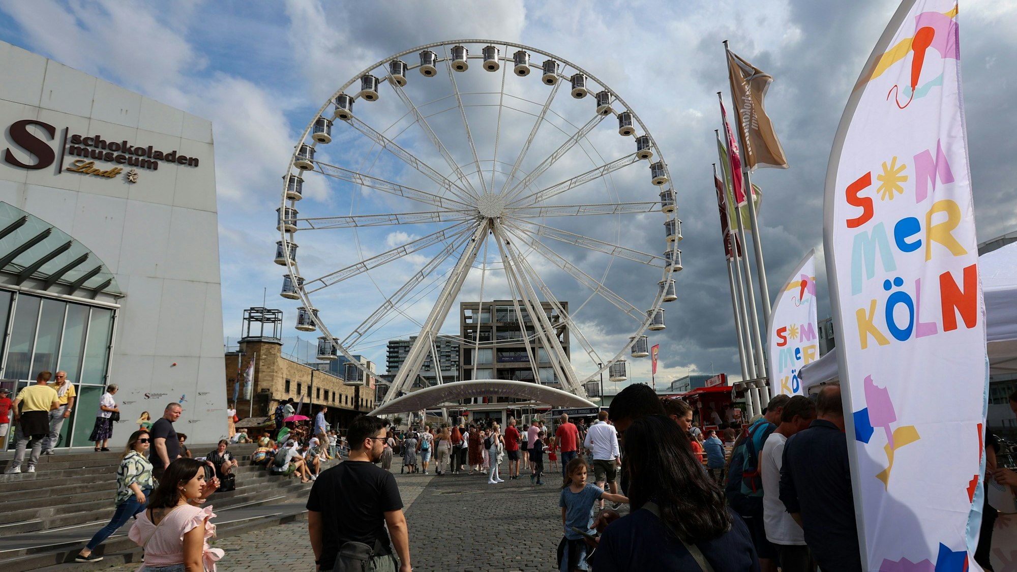 Konzertreihe „Hafensound“ bei „Sommer Köln“ im Jahr 2022.