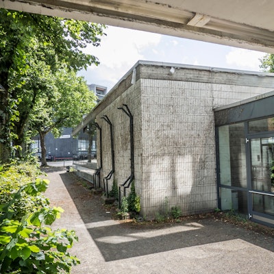 Die Festhalle am Opladener Platz.
