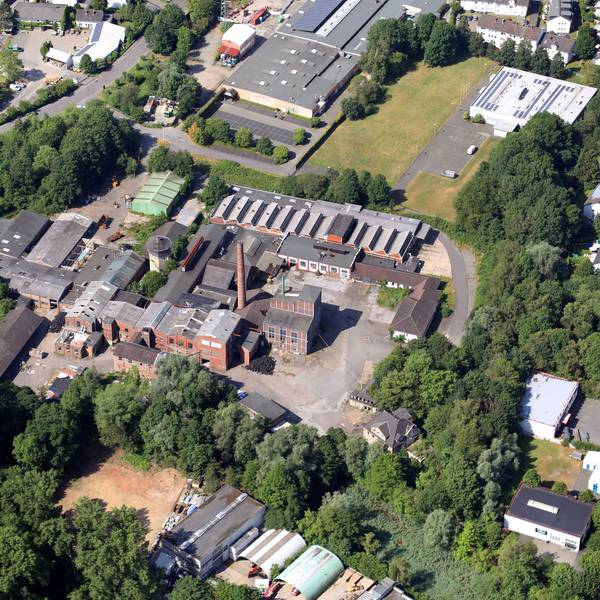 Das Wachendorff-Gelände in Gronau aus der Luft.