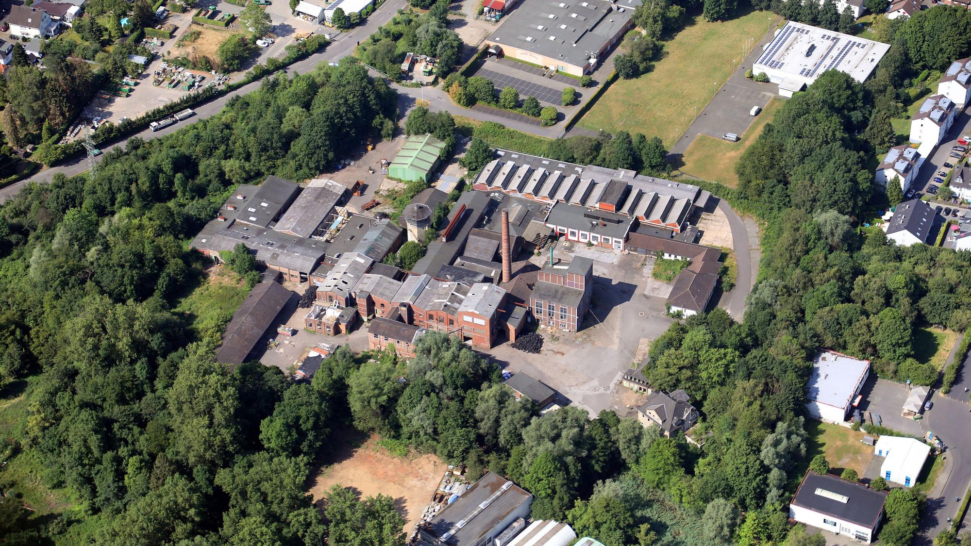 Das Wachendorff-Gelände in Gronau aus der Luft.