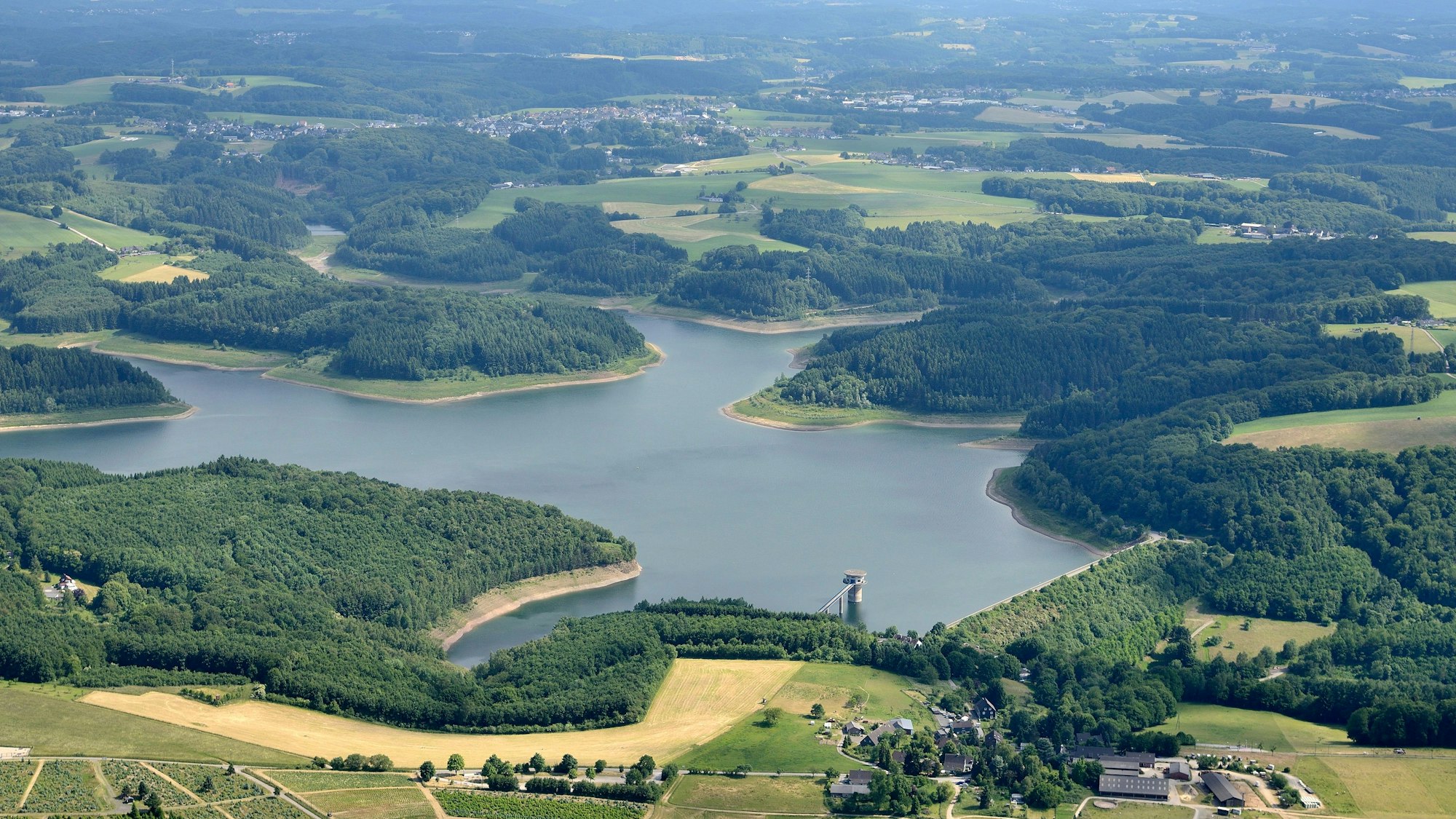 Der Wupperverband unterhält auch an der Dhünntalsperre eine Messtation für Niederschlag.