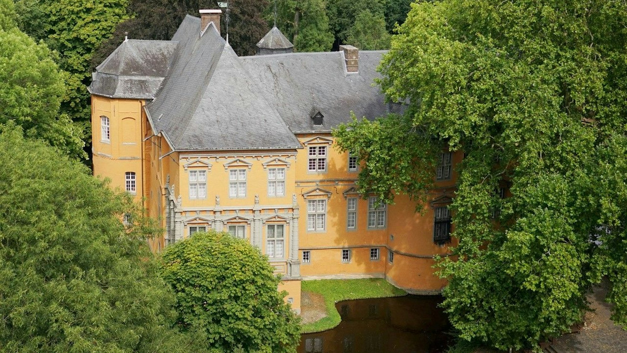 Schloss in der Stadt Mönchengladbach
