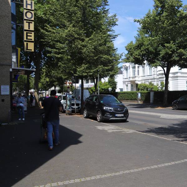 Viele Parkbuchten in der Innenstadt sind tagsüber unbesetzt.