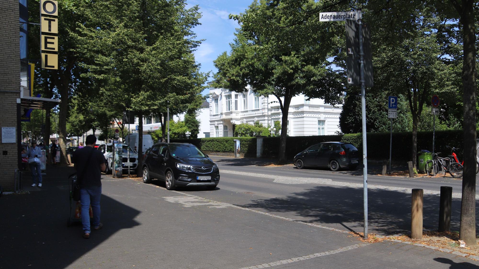 Viele Parkbuchten in der Innenstadt sind tagsüber unbesetzt.