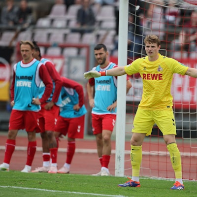 FC-Torhüter Jonas Urbig ist wieder fit für die Testspiele gegen St. Truiden und Viktoria Köln.