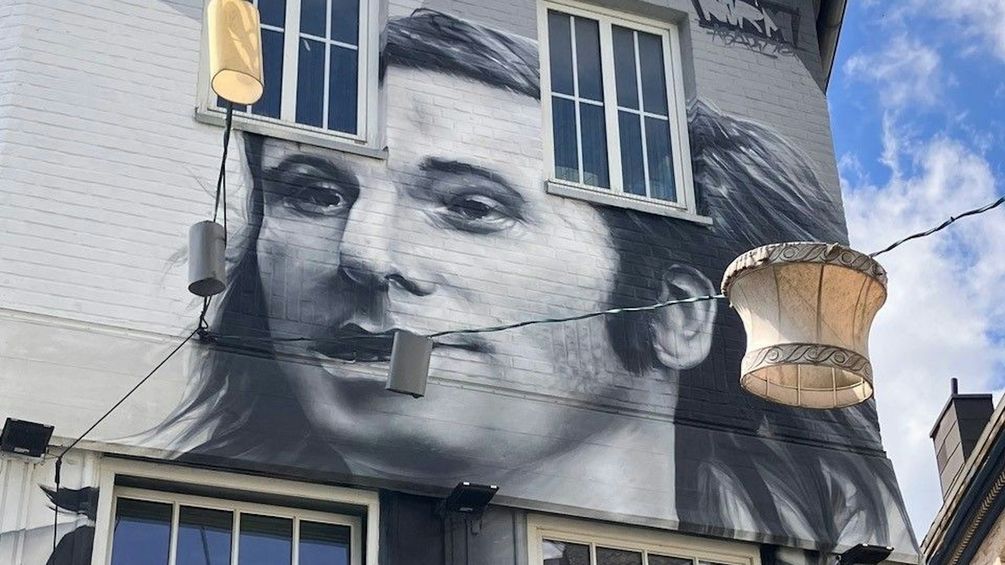 Wandbild von Günter Netzer