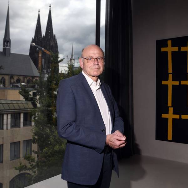Hans-Joachim Höhn in Kolumba, dem Kunstmuseum des Erzbistums Köln