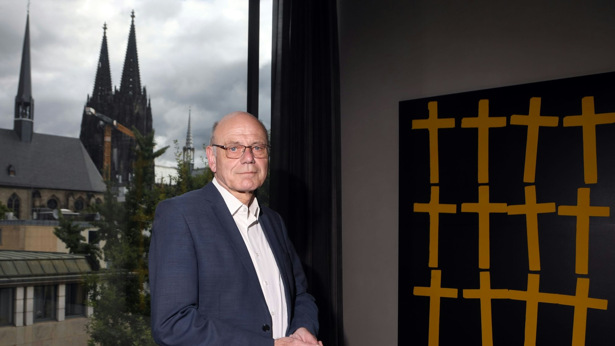 Hans-Joachim Höhn in Kolumba, dem Kunstmuseum des Erzbistums Köln